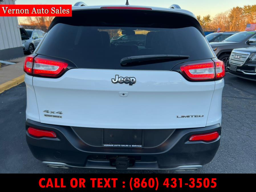 2015 Jeep Cherokee 4WD 4dr Limited, available for sale in Manchester, Connecticut | Vernon Auto Sale & Service. Manchester, Connecticut 2015 Jeep Cherokee 4WD 4dr Limited, available for sale in Manchester, Connecticut | Vernon Auto Sale & Service. Manchester, Connecticut