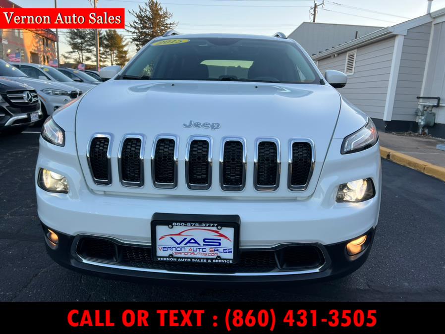 2015 Jeep Cherokee 4WD 4dr Limited, available for sale in Manchester, Connecticut | Vernon Auto Sale & Service. Manchester, Connecticut 2015 Jeep Cherokee 4WD 4dr Limited, available for sale in Manchester, Connecticut | Vernon Auto Sale & Service. Manchester, Connecticut