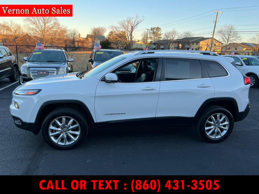 2015 Jeep Cherokee 4WD 4dr Limited, available for sale in Manchester, Connecticut | Vernon Auto Sale & Service. Manchester, Connecticut 2015 Jeep Cherokee 4WD 4dr Limited, available for sale in Manchester, Connecticut | Vernon Auto Sale & Service. Manchester, Connecticut