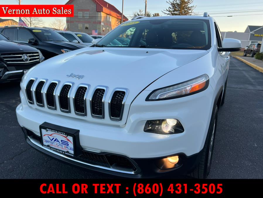 2015 Jeep Cherokee 4WD 4dr Limited, available for sale in Manchester, Connecticut | Vernon Auto Sale & Service. Manchester, Connecticut 2015 Jeep Cherokee 4WD 4dr Limited, available for sale in Manchester, Connecticut | Vernon Auto Sale & Service. Manchester, Connecticut