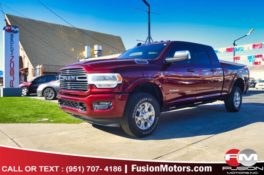 2019 Ram 2500 Laramie 4x4 Mega Cab 6''4" Box, available for sale in Moreno Valley, California | Fusion Motors Inc. Moreno Valley, California 2019 Ram 2500 Laramie 4x4 Mega Cab 6''4" Box, available for sale in Moreno Valley, California | Fusion Motors Inc. Moreno Valley, California