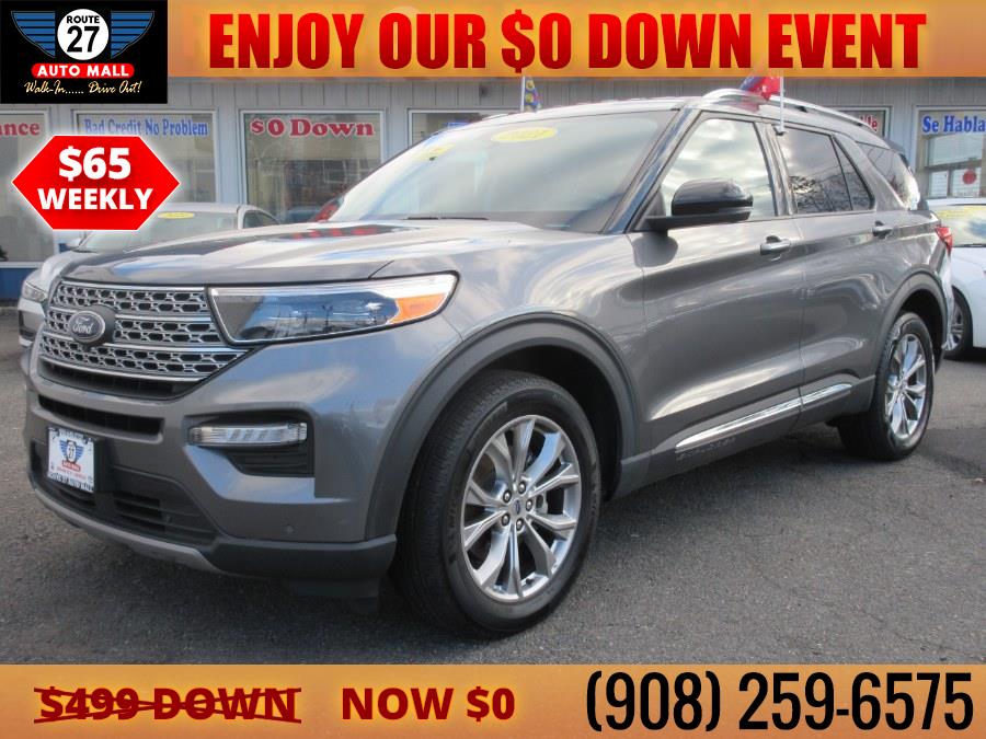 2021 Ford Explorer Limited 4WD, available for sale in Linden, New Jersey | Route 27 Auto Mall. Linden, New Jersey