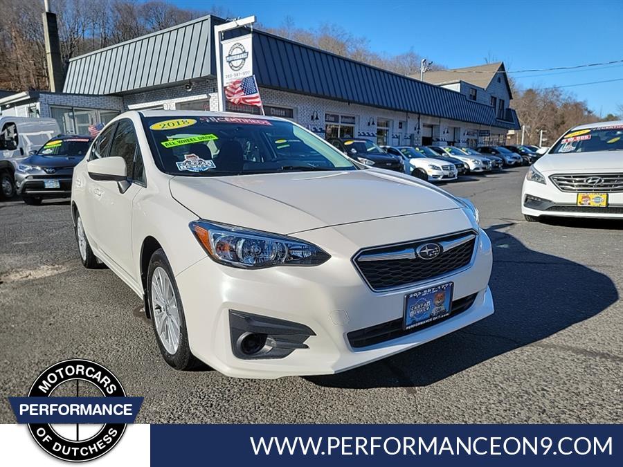 2018 Subaru Impreza 2.0i Premium 4-door CVT, available for sale in Wappingers Falls, New York | Performance Motor Cars. Wappingers Falls, New York 2018 Subaru Impreza 2.0i Premium 4-door CVT, available for sale in Wappingers Falls, New York | Performance Motor Cars. Wappingers Falls, New York