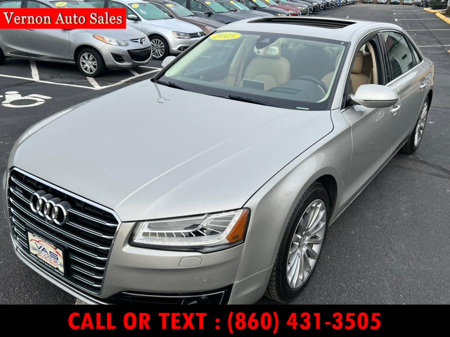 2015 Audi A8 L 4dr Sdn 3.0T, available for sale in Manchester, Connecticut | Vernon Auto Sale & Service. Manchester, Connecticut 2015 Audi A8 L 4dr Sdn 3.0T, available for sale in Manchester, Connecticut | Vernon Auto Sale & Service. Manchester, Connecticut