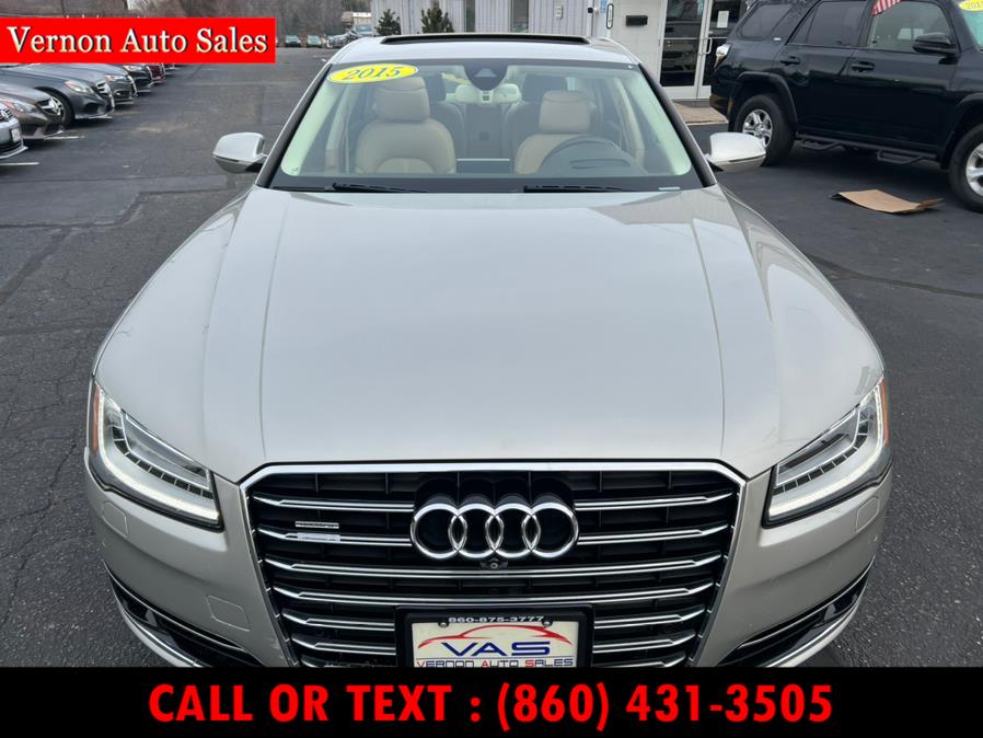 2015 Audi A8 L 4dr Sdn 3.0T, available for sale in Manchester, Connecticut | Vernon Auto Sale & Service. Manchester, Connecticut 2015 Audi A8 L 4dr Sdn 3.0T, available for sale in Manchester, Connecticut | Vernon Auto Sale & Service. Manchester, Connecticut