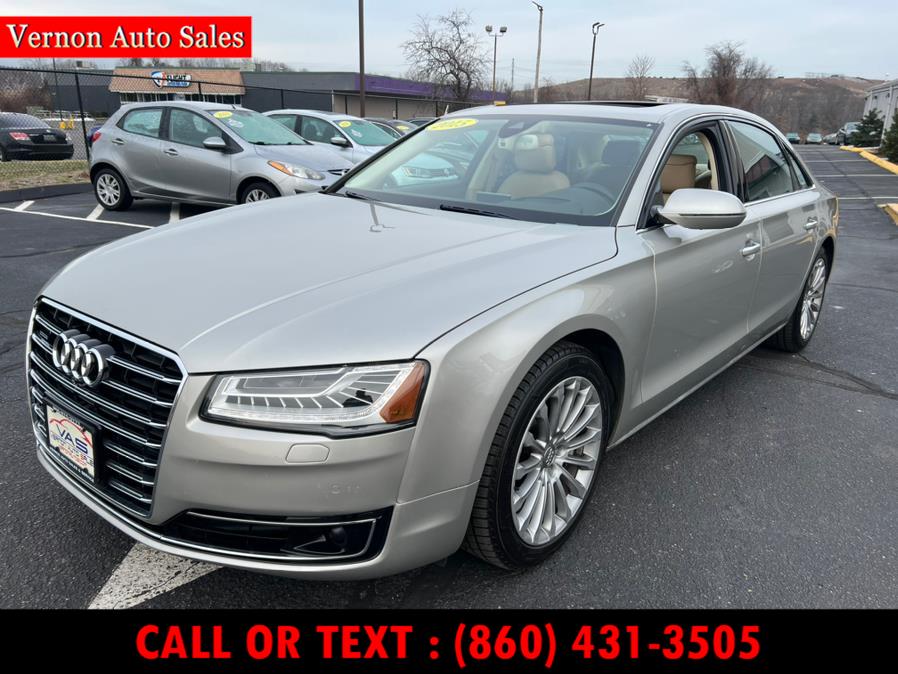 2015 Audi A8 L 4dr Sdn 3.0T, available for sale in Manchester, Connecticut | Vernon Auto Sale & Service. Manchester, Connecticut