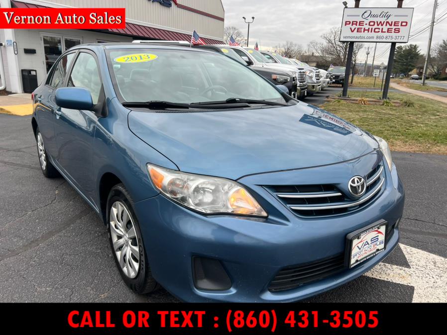 2013 Toyota Corolla 4dr Sdn Auto LE (Natl), available for sale in Manchester, Connecticut | Vernon Auto Sale & Service. Manchester, Connecticut 2013 Toyota Corolla 4dr Sdn Auto LE (Natl), available for sale in Manchester, Connecticut | Vernon Auto Sale & Service. Manchester, Connecticut