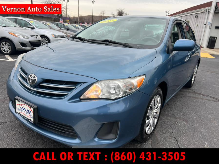 2013 Toyota Corolla 4dr Sdn Auto LE (Natl), available for sale in Manchester, Connecticut | Vernon Auto Sale & Service. Manchester, Connecticut