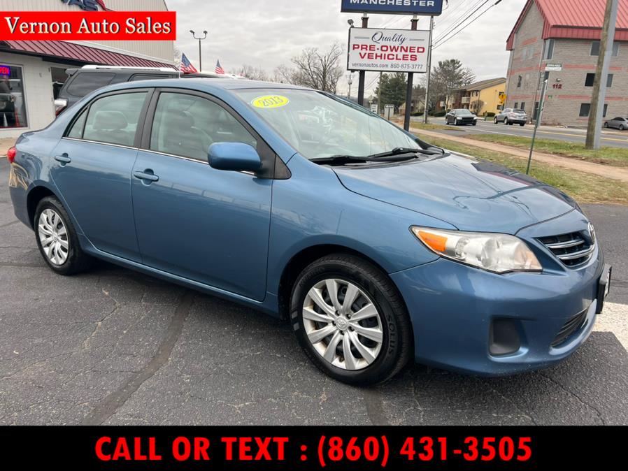 2013 Toyota Corolla 4dr Sdn Auto LE (Natl), available for sale in Manchester, Connecticut | Vernon Auto Sale & Service. Manchester, Connecticut 2013 Toyota Corolla 4dr Sdn Auto LE (Natl), available for sale in Manchester, Connecticut | Vernon Auto Sale & Service. Manchester, Connecticut