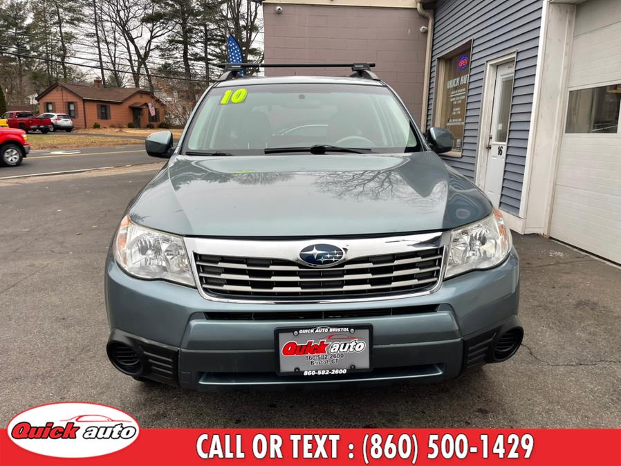 2010 Subaru Forester 4dr Auto 2.5X Premium w/All-Weather Pkg, available for sale in Bristol, Connecticut | Quick Auto LLC. Bristol, Connecticut 2010 Subaru Forester 4dr Auto 2.5X Premium w/All-Weather Pkg, available for sale in Bristol, Connecticut | Quick Auto LLC. Bristol, Connecticut