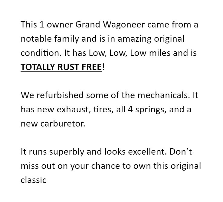1990 Jeep Grand Wagoneer 4dr Wagon 4WD, available for sale in Naugatuck, Connecticut | Riverside Motorcars, LLC. Naugatuck, Connecticut 1990 Jeep Grand Wagoneer 4dr Wagon 4WD, available for sale in Naugatuck, Connecticut | Riverside Motorcars, LLC. Naugatuck, Connecticut