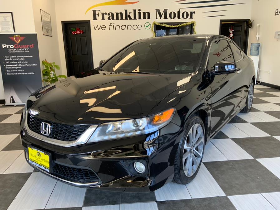 2014 Honda Accord Coupe 2dr V6 Auto EX-L w/Navi, available for sale in Hartford, Connecticut | Franklin Motors Auto Sales LLC. Hartford, Connecticut 2014 Honda Accord Coupe 2dr V6 Auto EX-L w/Navi, available for sale in Hartford, Connecticut | Franklin Motors Auto Sales LLC. Hartford, Connecticut