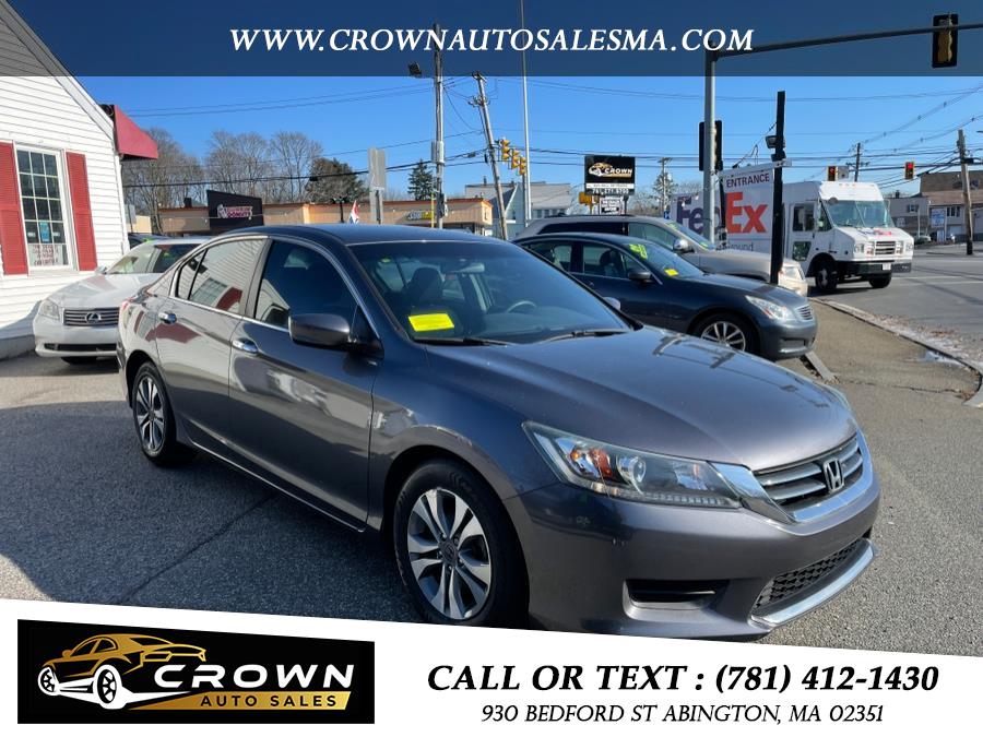 2015 Honda Accord Sedan 4dr I4 CVT LX, available for sale in Abington, Massachusetts | Crown Auto Sales. Abington, Massachusetts 2015 Honda Accord Sedan 4dr I4 CVT LX, available for sale in Abington, Massachusetts | Crown Auto Sales. Abington, Massachusetts
