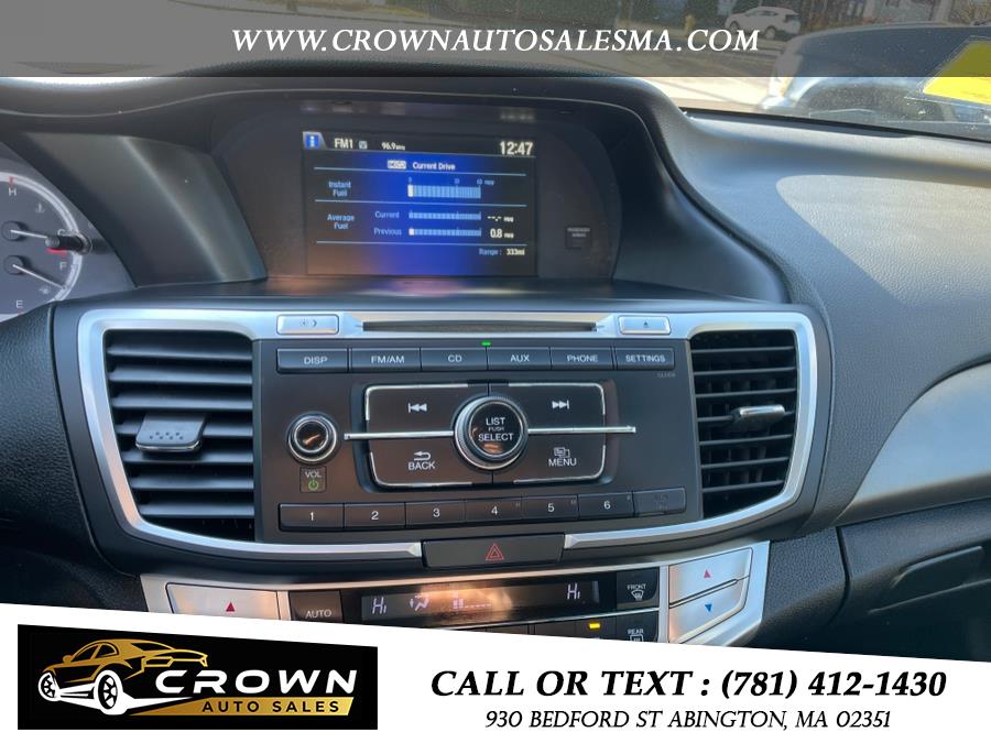 2015 Honda Accord Sedan 4dr I4 CVT LX, available for sale in Abington, Massachusetts | Crown Auto Sales. Abington, Massachusetts 2015 Honda Accord Sedan 4dr I4 CVT LX, available for sale in Abington, Massachusetts | Crown Auto Sales. Abington, Massachusetts