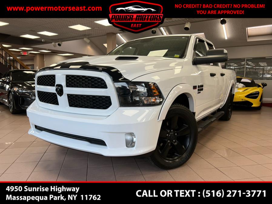 2019 Ram 1500 Express 4x4 Quad Cab 6''4" Box, available for sale in Massapequa Park, New York | Power Motors East. Massapequa Park, New York