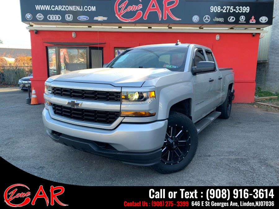 2018 Chevrolet Silverado 1500 4WD Double Cab 143.5" Custom, available for sale in Linden, New Jersey | Car Zone. Linden, New Jersey