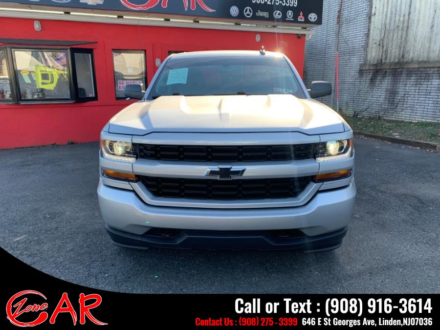 2018 Chevrolet Silverado 1500 4WD Double Cab 143.5" Custom, available for sale in Linden, New Jersey | Car Zone. Linden, New Jersey 2018 Chevrolet Silverado 1500 4WD Double Cab 143.5" Custom, available for sale in Linden, New Jersey | Car Zone. Linden, New Jersey