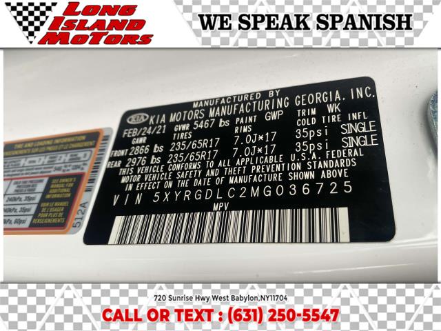 2021 Kia Sorento LX AWD, available for sale in West Babylon, New York | Long Island Motors. West Babylon, New York 2021 Kia Sorento LX AWD, available for sale in West Babylon, New York | Long Island Motors. West Babylon, New York