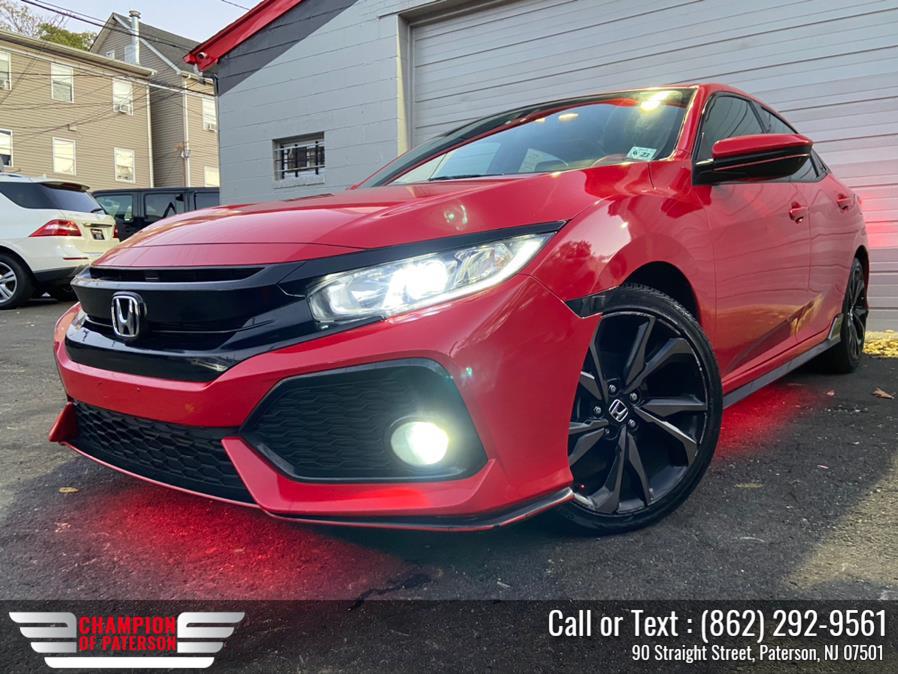 2018 Honda Civic Hatchback Sport CVT, available for sale in Paterson, New Jersey | Champion of Paterson. Paterson, New Jersey 2018 Honda Civic Hatchback Sport CVT, available for sale in Paterson, New Jersey | Champion of Paterson. Paterson, New Jersey