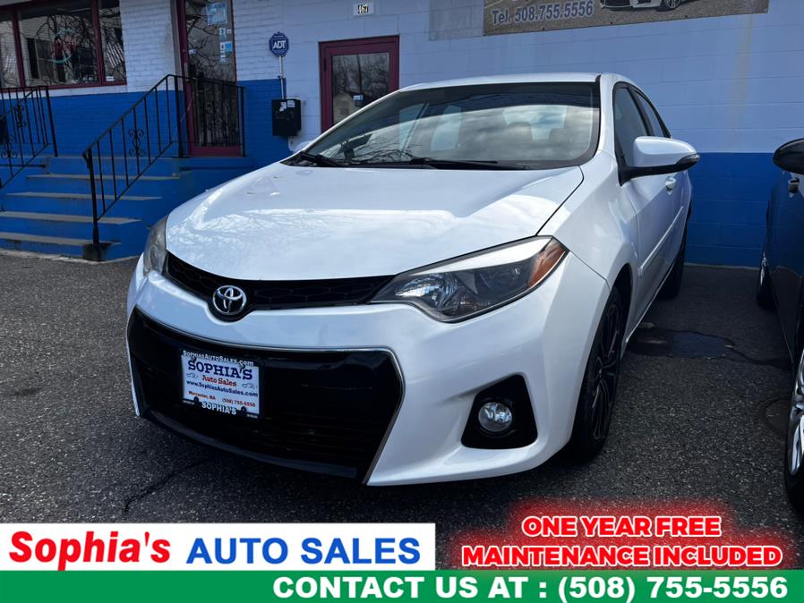 2015 Toyota Corolla 4dr Sdn CVT S (Natl), available for sale in Worcester, Massachusetts | Sophia's Auto Sales Inc. Worcester, Massachusetts