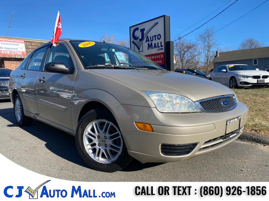 2006 Ford Focus 4dr Sdn ZX4 S, available for sale in Bristol, Connecticut | CJ Auto Mall. Bristol, Connecticut