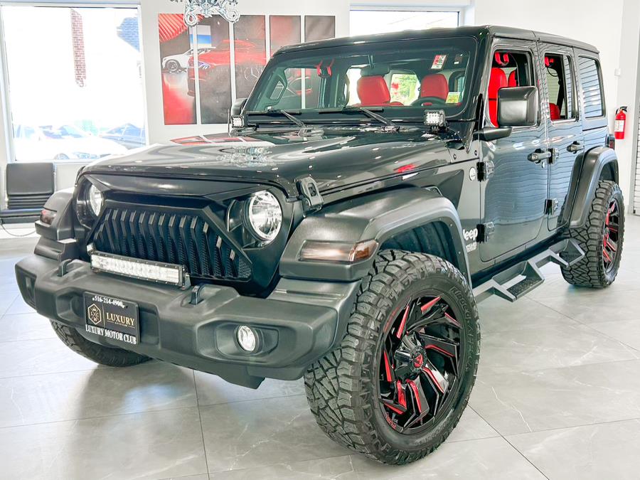 2019 Jeep Wrangler Unlimited Sport S 4x4, available for sale in Franklin Square, New York | Luxury Motor Club. Franklin Square, New York 2019 Jeep Wrangler Unlimited Sport S 4x4, available for sale in Franklin Square, New York | Luxury Motor Club. Franklin Square, New York