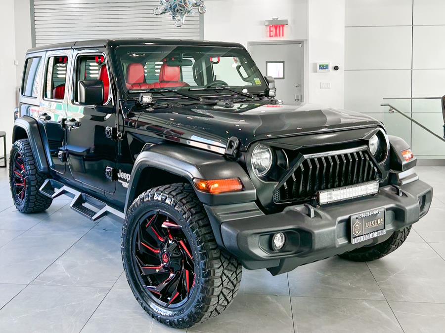 2019 Jeep Wrangler Unlimited Sport S 4x4, available for sale in Franklin Square, New York | Luxury Motor Club. Franklin Square, New York 2019 Jeep Wrangler Unlimited Sport S 4x4, available for sale in Franklin Square, New York | Luxury Motor Club. Franklin Square, New York