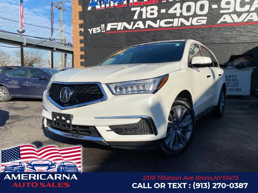 2018 Acura MDX SH-AWD w/Technology Pkg, available for sale in Bronx, New York | Americarna Auto Sales LLC. Bronx, New York