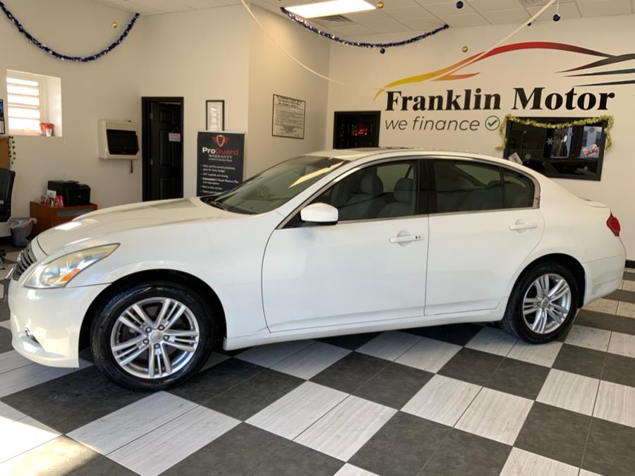2012 Infiniti G25 Sedan 4dr x AWD, available for sale in Hartford, Connecticut | Franklin Motors Auto Sales LLC. Hartford, Connecticut 2012 Infiniti G25 Sedan 4dr x AWD, available for sale in Hartford, Connecticut | Franklin Motors Auto Sales LLC. Hartford, Connecticut