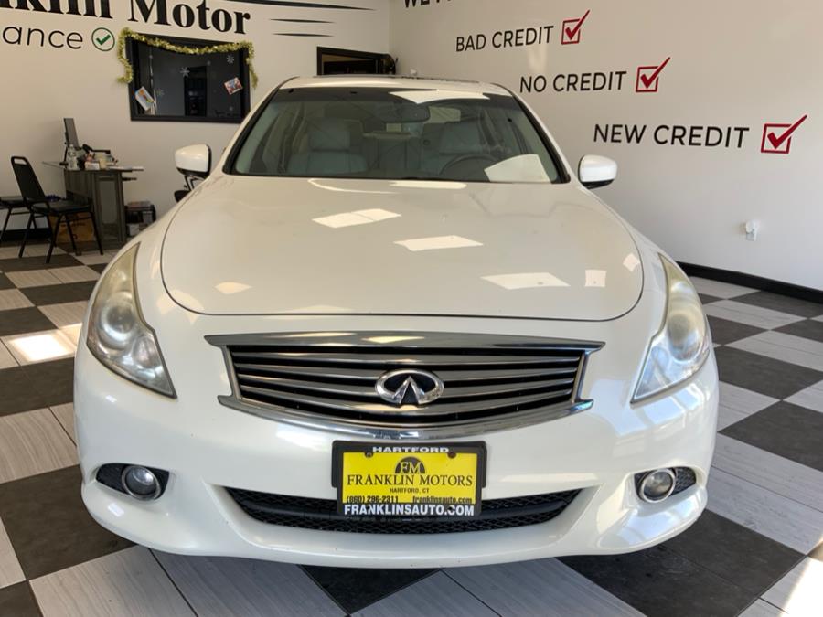 2012 Infiniti G25 Sedan 4dr x AWD, available for sale in Hartford, Connecticut | Franklin Motors Auto Sales LLC. Hartford, Connecticut 2012 Infiniti G25 Sedan 4dr x AWD, available for sale in Hartford, Connecticut | Franklin Motors Auto Sales LLC. Hartford, Connecticut