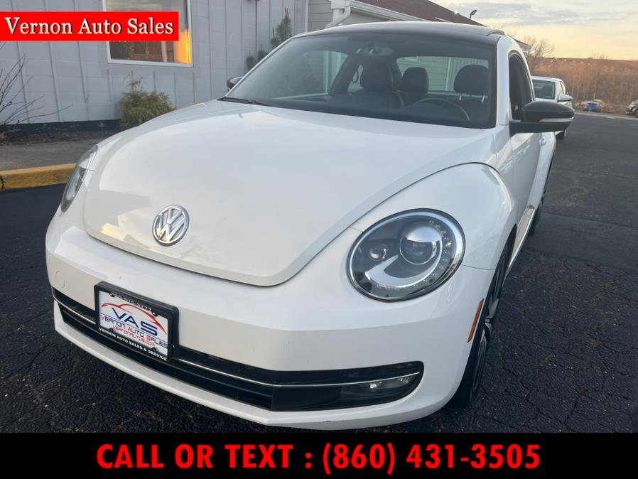 2012 Volkswagen Beetle 2dr Cpe Man 2.0T Turbo w/Sun/Sound, available for sale in Manchester, Connecticut | Vernon Auto Sale & Service. Manchester, Connecticut 2012 Volkswagen Beetle 2dr Cpe Man 2.0T Turbo w/Sun/Sound, available for sale in Manchester, Connecticut | Vernon Auto Sale & Service. Manchester, Connecticut