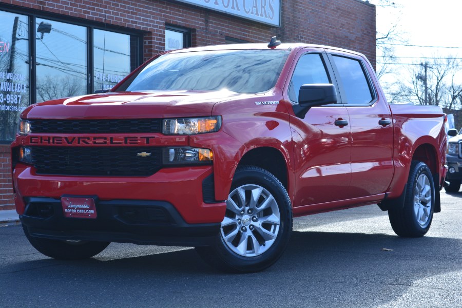 2019 Chevrolet Silverado 1500 4WD Crew Cab 147" Custom, available for sale in ENFIELD, Connecticut | Longmeadow Motor Cars. ENFIELD, Connecticut