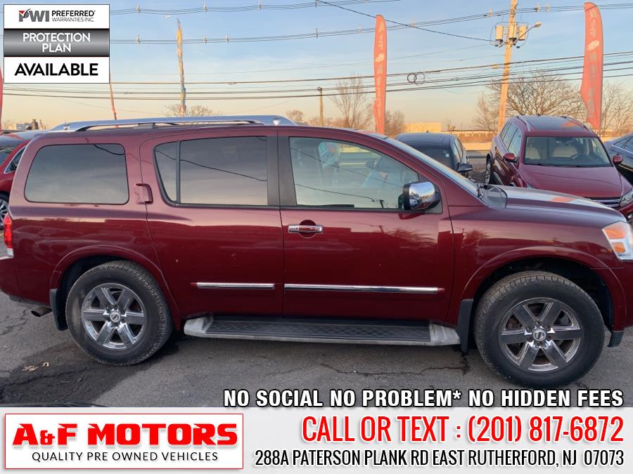 2010 Nissan Armada 4WD 4dr Platinum, available for sale in East Rutherford, New Jersey | A&F Motors LLC. East Rutherford, New Jersey 2010 Nissan Armada 4WD 4dr Platinum, available for sale in East Rutherford, New Jersey | A&F Motors LLC. East Rutherford, New Jersey