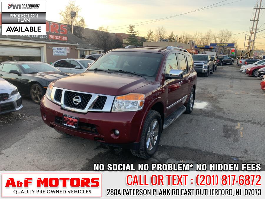 2010 Nissan Armada 4WD 4dr Platinum, available for sale in East Rutherford, New Jersey | A&F Motors LLC. East Rutherford, New Jersey