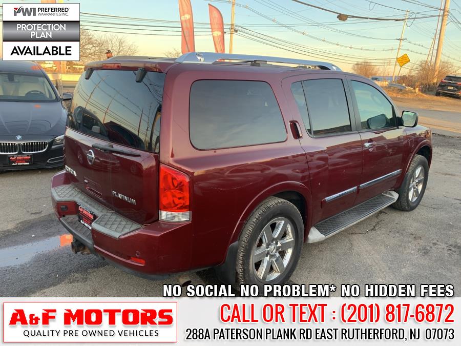 2010 Nissan Armada 4WD 4dr Platinum, available for sale in East Rutherford, New Jersey | A&F Motors LLC. East Rutherford, New Jersey 2010 Nissan Armada 4WD 4dr Platinum, available for sale in East Rutherford, New Jersey | A&F Motors LLC. East Rutherford, New Jersey