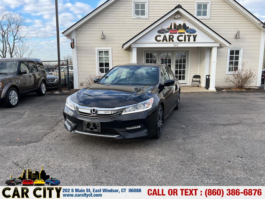 2017 Honda Accord Sedan Sport CVT, available for sale in East Windsor, Connecticut | Car City LLC. East Windsor, Connecticut