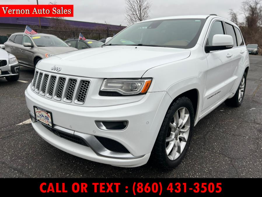2015 Jeep Grand Cherokee 4WD 4dr Summit, available for sale in Manchester, Connecticut | Vernon Auto Sale & Service. Manchester, Connecticut