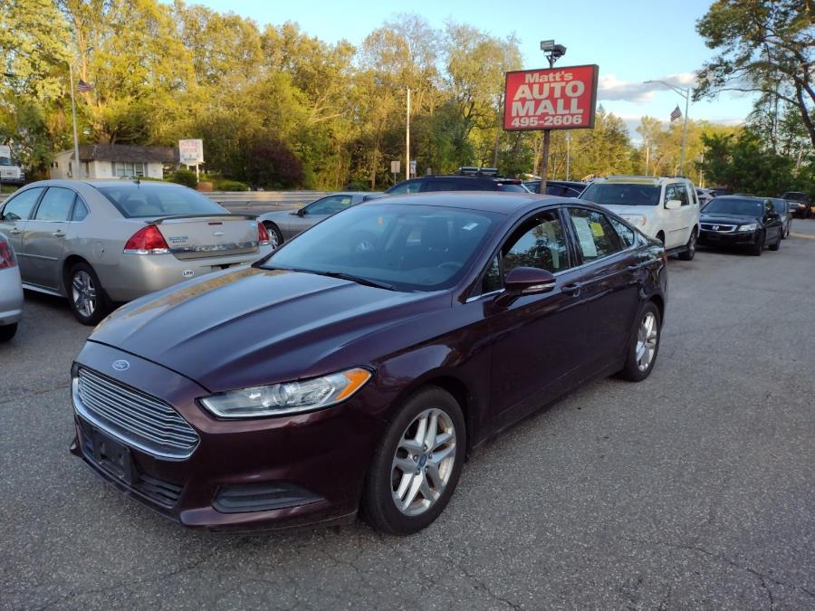 2013 Ford Fusion 4dr Sdn SE FWD, available for sale in Chicopee, Massachusetts | Matts Auto Mall LLC. Chicopee, Massachusetts