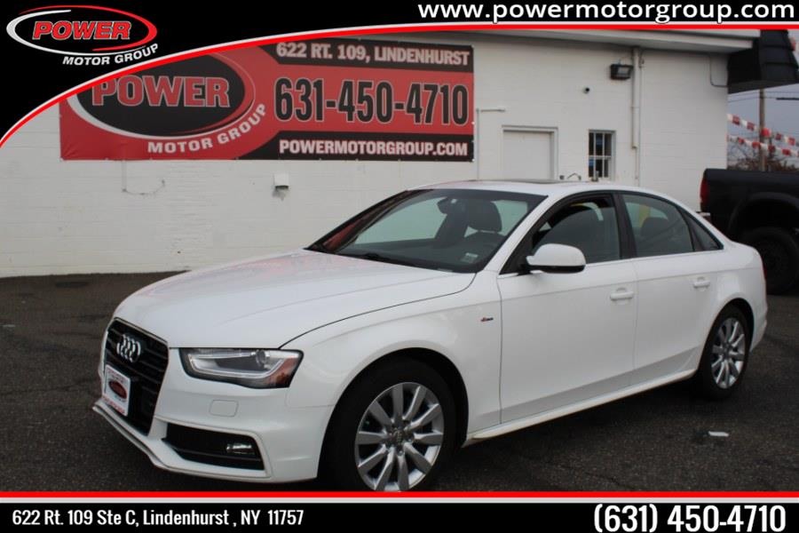 2015 Audi A4 4dr Sdn Auto quattro 2.0T Premium, available for sale in Lindenhurst, New York | Power Motor Group. Lindenhurst, New York