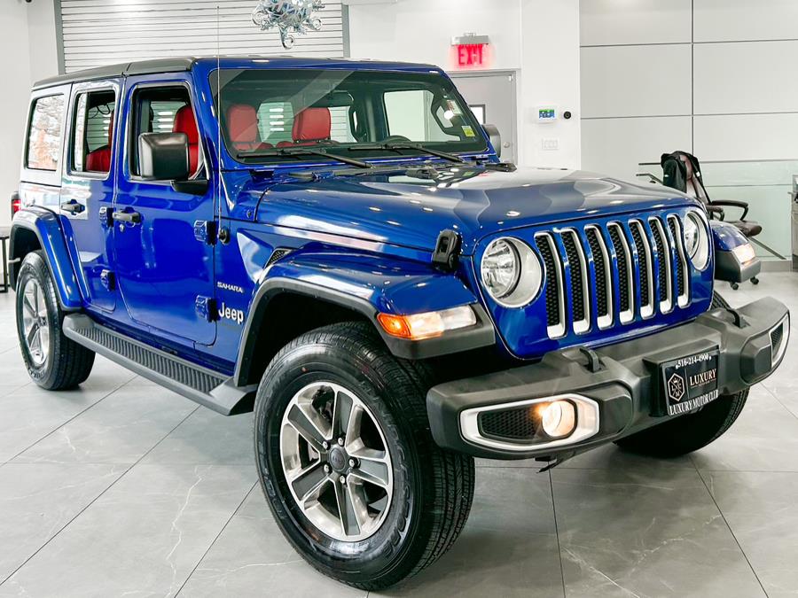 2020 Jeep Wrangler Unlimited Sahara 4x4, available for sale in Franklin Square, New York | Luxury Motor Club. Franklin Square, New York 2020 Jeep Wrangler Unlimited Sahara 4x4, available for sale in Franklin Square, New York | Luxury Motor Club. Franklin Square, New York