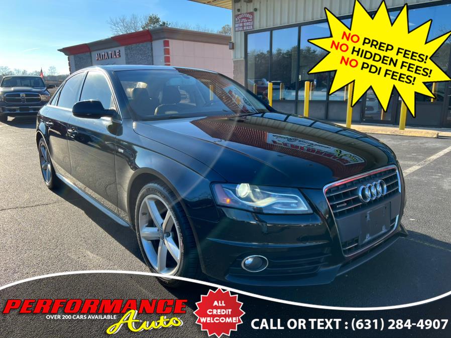 2012 Audi A4 4dr Sdn Auto quattro 2.0T Premium Plus, available for sale in Bohemia, New York | Performance Auto Inc. Bohemia, New York