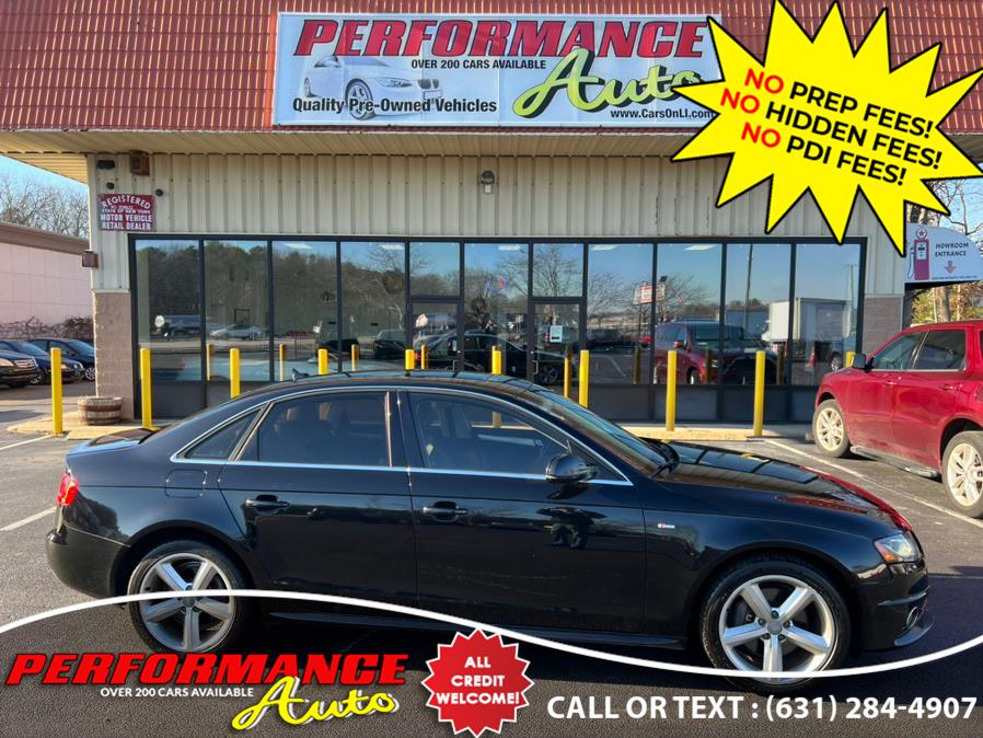 2012 Audi A4 4dr Sdn Auto quattro 2.0T Premium Plus, available for sale in Bohemia, New York | Performance Auto Inc. Bohemia, New York 2012 Audi A4 4dr Sdn Auto quattro 2.0T Premium Plus, available for sale in Bohemia, New York | Performance Auto Inc. Bohemia, New York