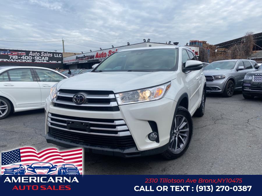 2018 Toyota Highlander XLE V6 AWD (Natl), available for sale in Bronx, New York | Americarna Auto Sales LLC. Bronx, New York 2018 Toyota Highlander XLE V6 AWD (Natl), available for sale in Bronx, New York | Americarna Auto Sales LLC. Bronx, New York