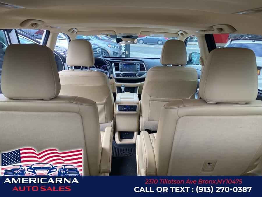 2018 Toyota Highlander XLE V6 AWD (Natl), available for sale in Bronx, New York | Americarna Auto Sales LLC. Bronx, New York 2018 Toyota Highlander XLE V6 AWD (Natl), available for sale in Bronx, New York | Americarna Auto Sales LLC. Bronx, New York