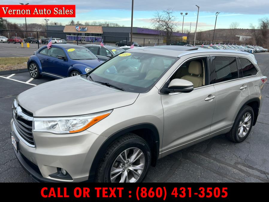 2014 Toyota Highlander AWD 4dr V6 XLE (Natl), available for sale in Manchester, Connecticut | Vernon Auto Sale & Service. Manchester, Connecticut 2014 Toyota Highlander AWD 4dr V6 XLE (Natl), available for sale in Manchester, Connecticut | Vernon Auto Sale & Service. Manchester, Connecticut