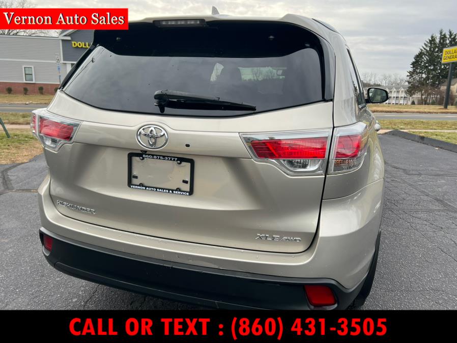2014 Toyota Highlander AWD 4dr V6 XLE (Natl), available for sale in Manchester, Connecticut | Vernon Auto Sale & Service. Manchester, Connecticut 2014 Toyota Highlander AWD 4dr V6 XLE (Natl), available for sale in Manchester, Connecticut | Vernon Auto Sale & Service. Manchester, Connecticut