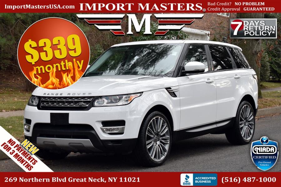 2015 Land Rover Range Rover Sport 3.0L V6 Supercharged HSE, available for sale in Great Neck, New York | Camy Cars. Great Neck, New York 2015 Land Rover Range Rover Sport 3.0L V6 Supercharged HSE, available for sale in Great Neck, New York | Camy Cars. Great Neck, New York