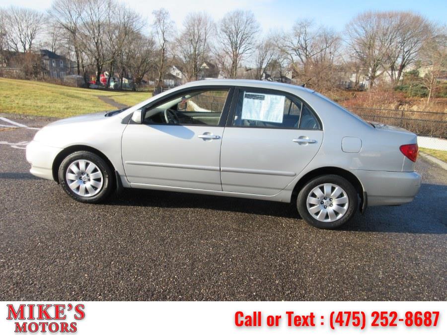 Used Toyota Corolla 4dr Sdn LE Auto (Natl) 2003 | Mike's Motors LLC. Stratford, Connecticut Used Toyota Corolla 4dr Sdn LE Auto (Natl) 2003 | Mike's Motors LLC. Stratford, Connecticut