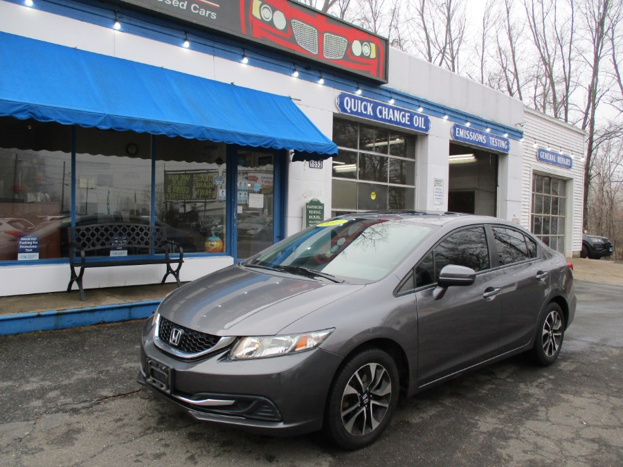 2015 Honda Civic Sedan 4dr CVT EX, available for sale in Meriden, Connecticut | Cos Central Auto. Meriden, Connecticut 2015 Honda Civic Sedan 4dr CVT EX, available for sale in Meriden, Connecticut | Cos Central Auto. Meriden, Connecticut