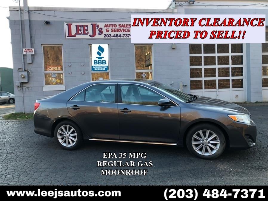 2014 Toyota Camry 4dr Sdn I4 Auto XLE (Natl) *Ltd Avail*, available for sale in North Branford, Connecticut | LeeJ's Auto Sales & Service. North Branford, Connecticut